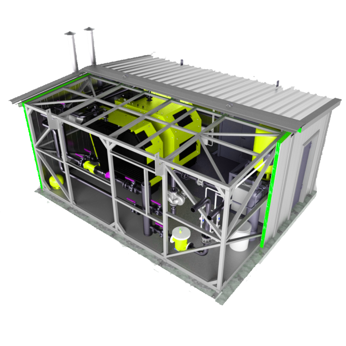 Блочно-модульная котельная БМТК-100